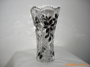 压制花瓶玻璃水晶花瓶 奥润